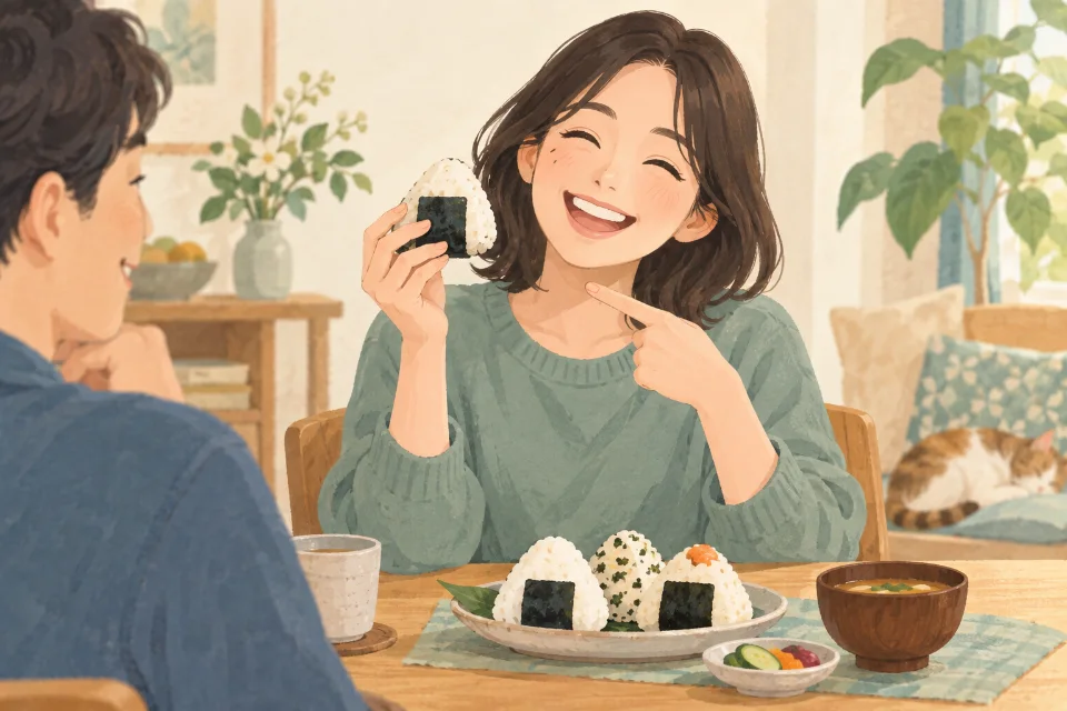 좋아하는 음식을 소개할 때.