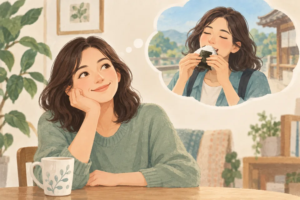 주먹밥을 먹어 본 경험을 말할 때.