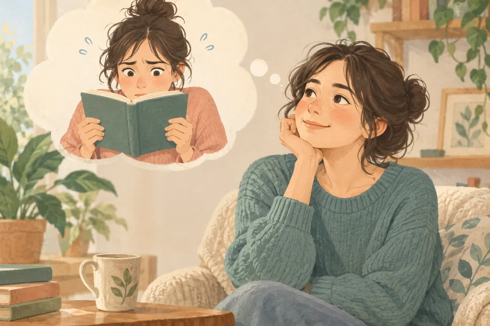 처음 책을 읽었던 때의 긴장감을 회상할 때.