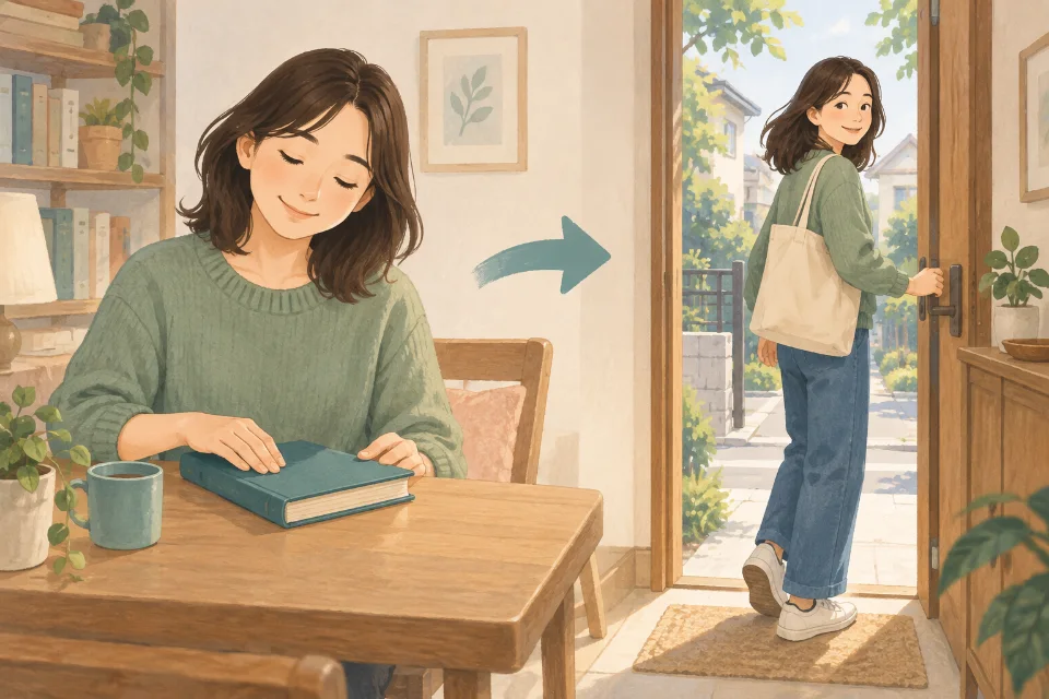 읽기를 마치고 집에 돌아가겠다는 순서를 말할 때.
