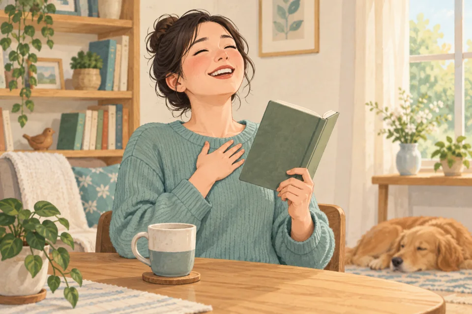 책을 막 다 읽었다고 말할 때.