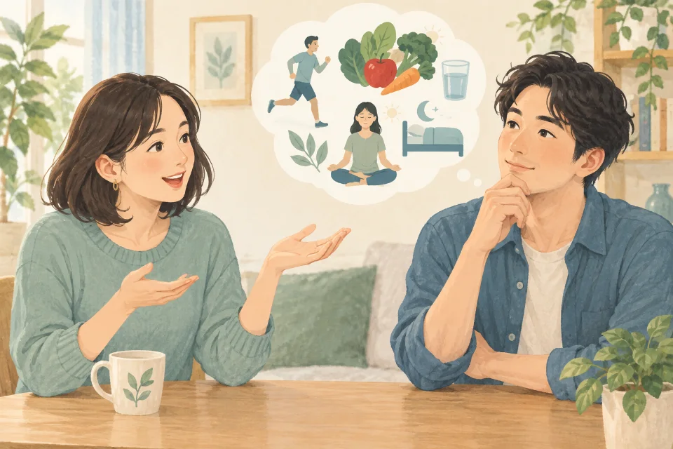 건강에 대한 상대의 생각을 물을 때.